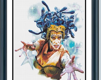 NEW for 2024 -  "Medusa"  the transformation of a friend at the Y to the Medusa character at the Williamsburg theme park