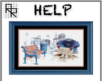 NEW for 2024 -  "HELP"  People experiencing homelessness deserve to experience  love that goes to battle alongside them, not against them.”