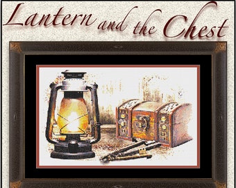 NEW for Fall 2022- Lantern and the Chest - An old chest reflects the light of an old lantern.