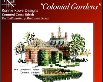 The Governors Palace - Colonial Gardens - Williamsburg Va. - - A mini version of Ronnie's original