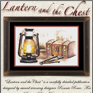 NEW for Fall 2022- Lantern and the Chest - An old chest reflects the light of an old lantern.