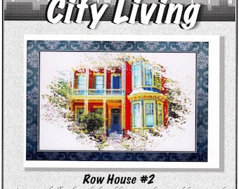 Row House #2-  Old architecture and color brings vibrance to city living