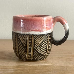 Handmade double espresso cup