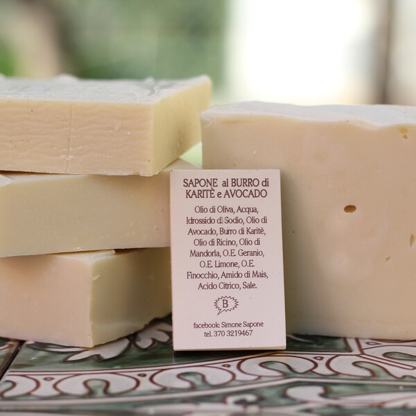 Shea Butter and Avocado Soap 100gr