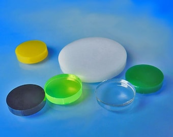 Acrylic Circle Blanks: 1/8" Laser Cut Shapes for Crafts - Monogram Supplies