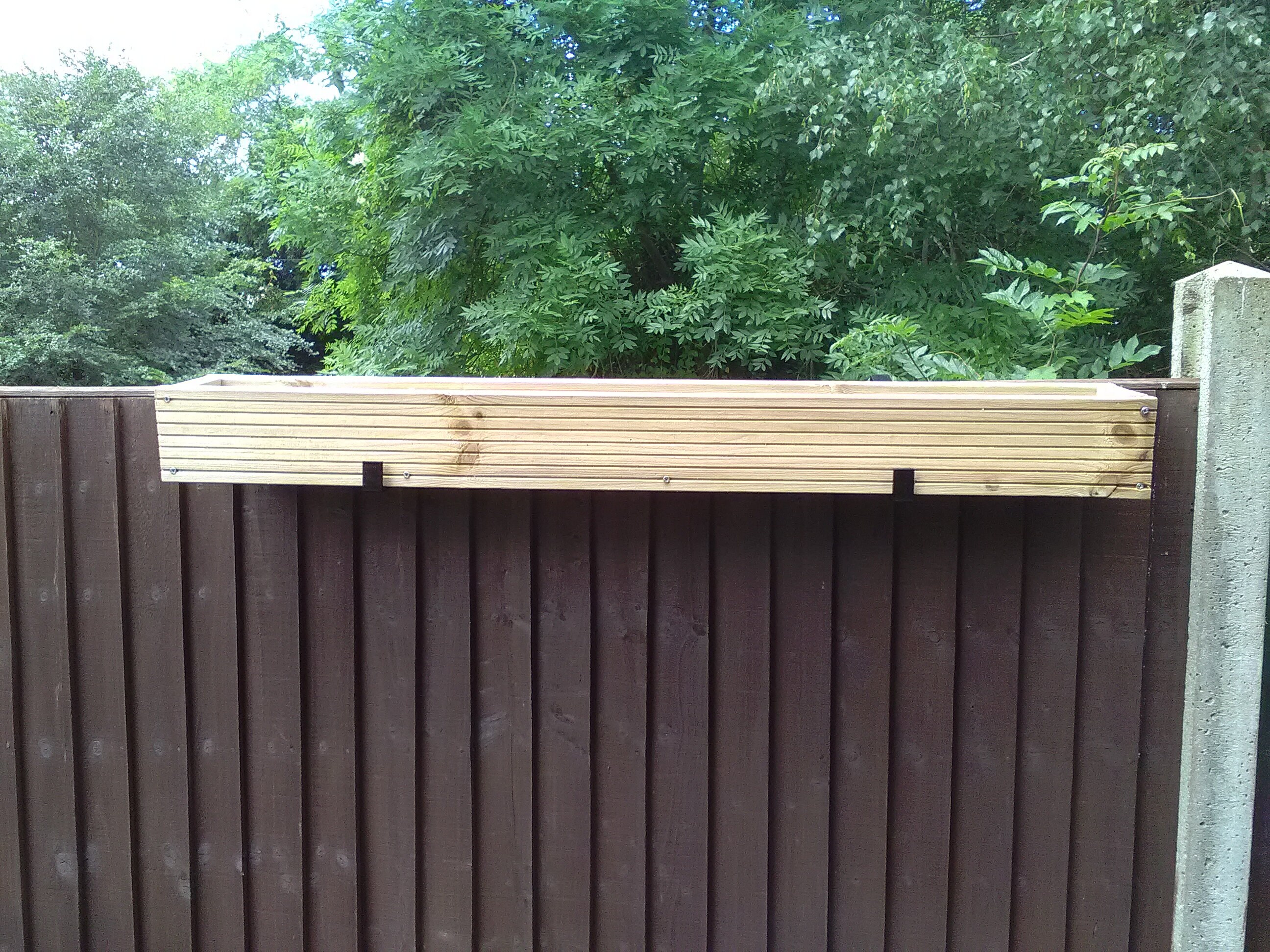 Brackets for window boxes to hang on balcony rails or fences Etsy