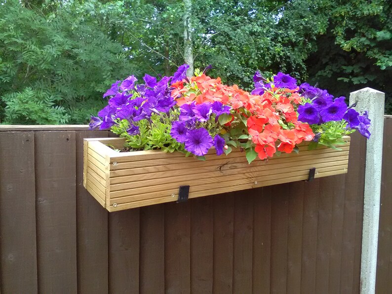 Brackets for Window Boxes to Hang on Balcony Rails or Fences Etsy