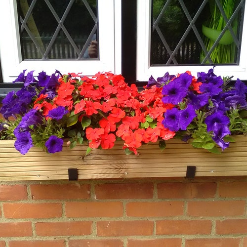 Window Box With Brackets Etsy UK