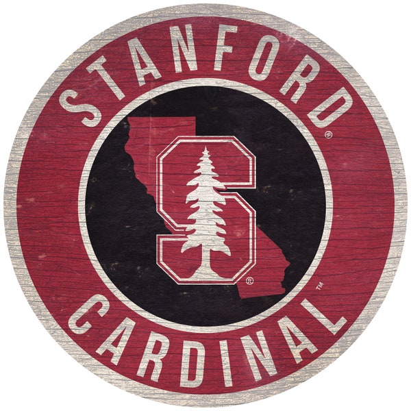 Stanford Cardinal 12 Inch or 24 Inch Round Sign