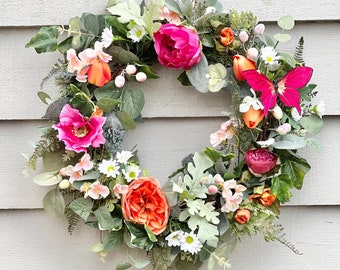 Spring door/wall wreath table decoration