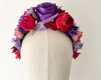 Frida Kahlo festival headdress hairband flower crown