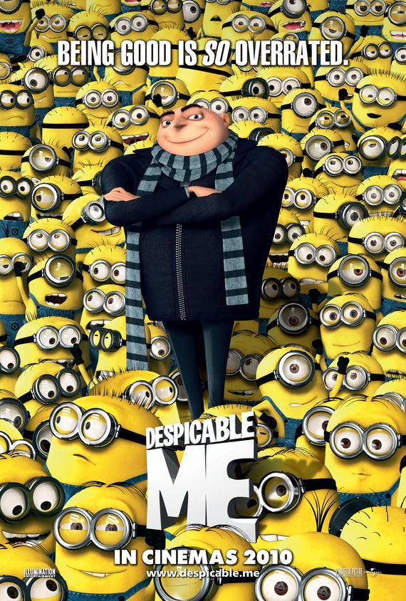 Despicable Minions Poster Etsy