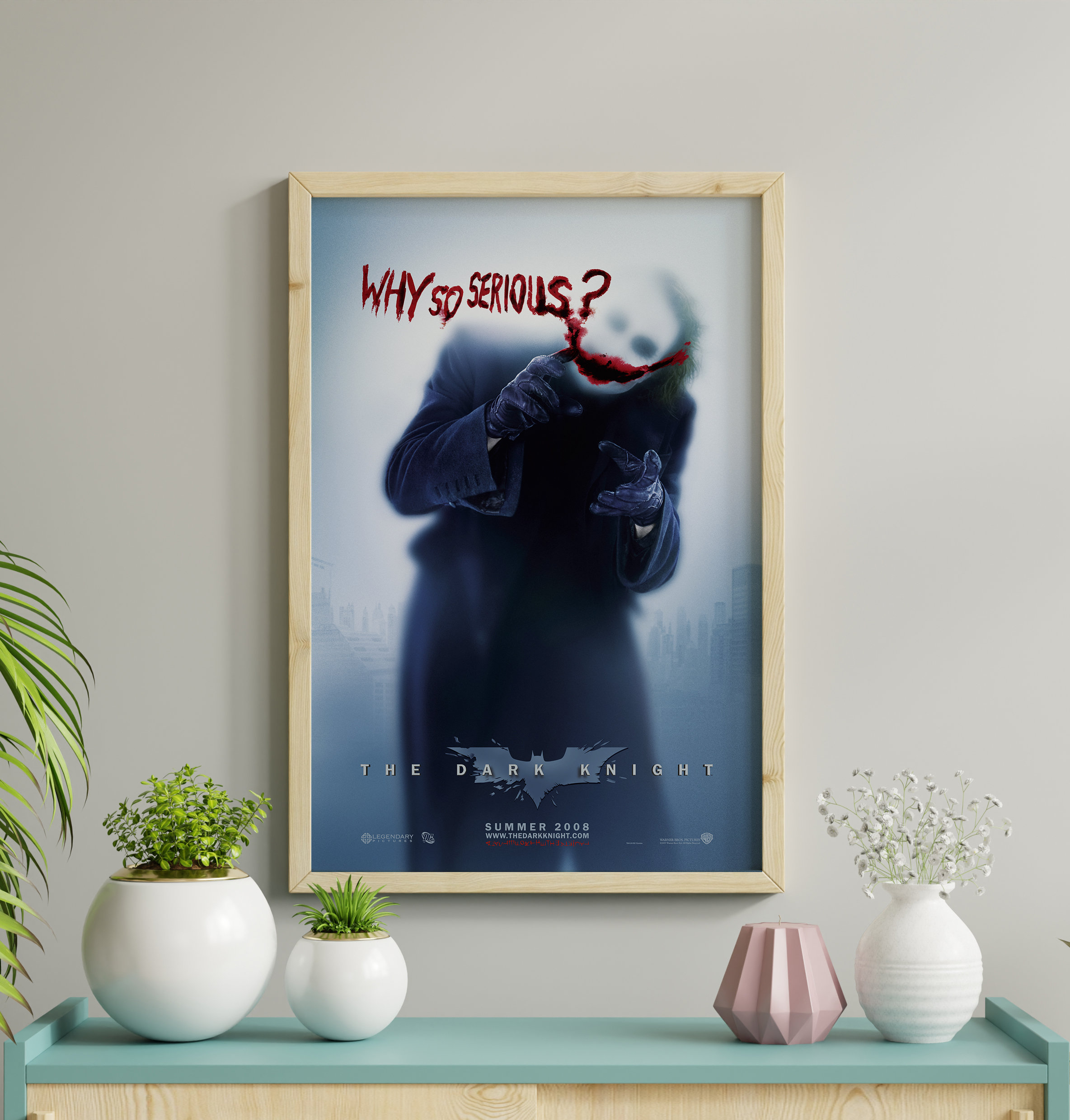 The Dark Knight Joker Movie Poster - Etsy Canada