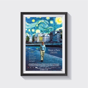 Afiche de la película Medianoche en París (versión francesa)