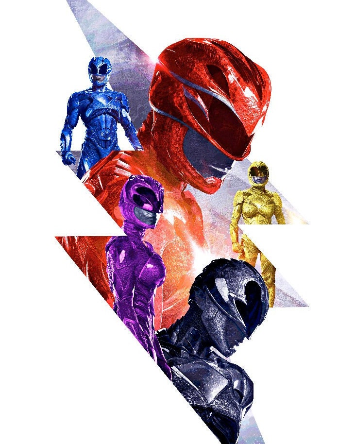 Power Rangers Movie Poster - Etsy