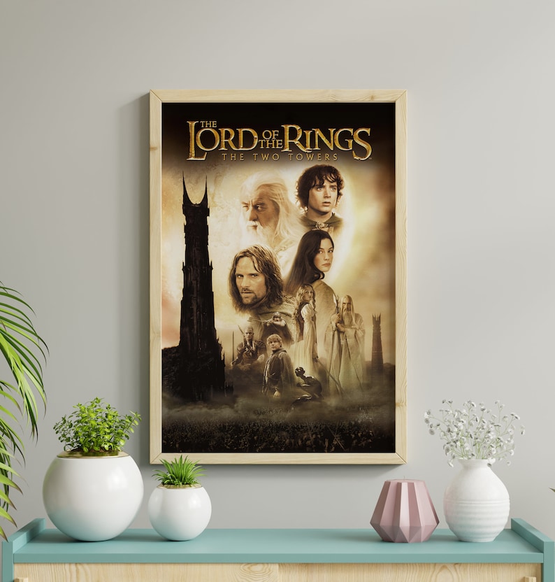 Lord of the Rings: the Two Towers Movie Poster - Etsy