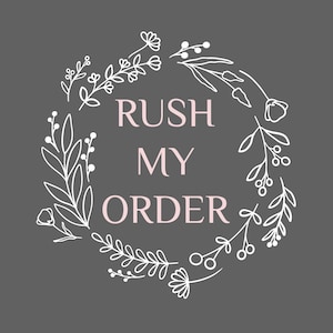 Rush My Order | Order Processing Upgrade | Rush Listing Fee