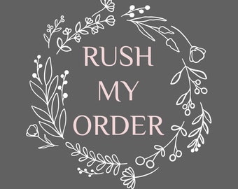 Rush My Order | Bestellabwicklung Upgrade | Rush Listing Fee