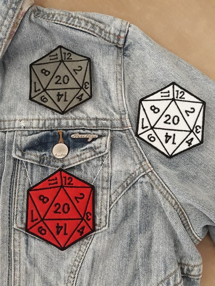 Success Dice Iron on Patch | Embroidered Patch | Pop Culture Patch ...