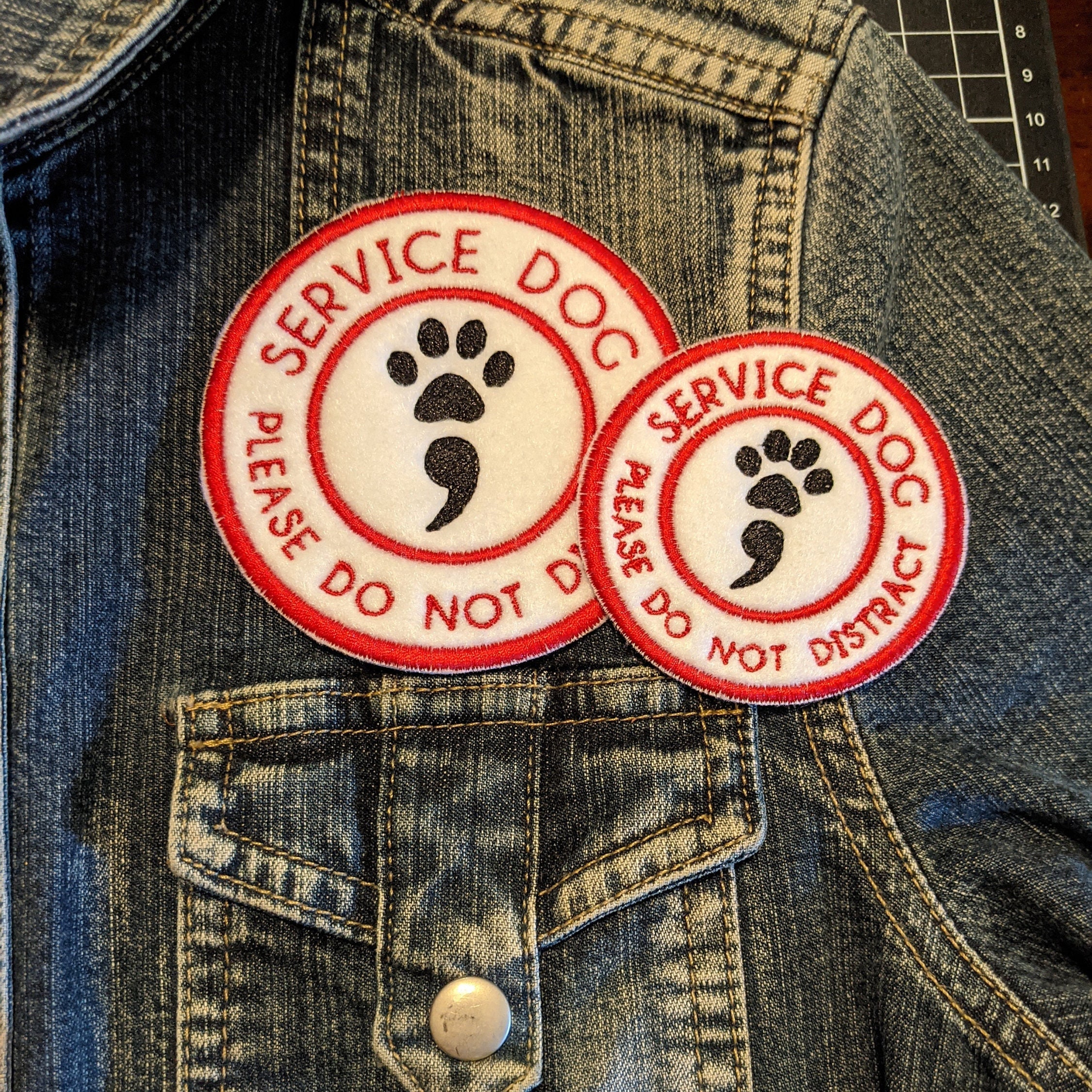 Psychiatric service dog patch online
