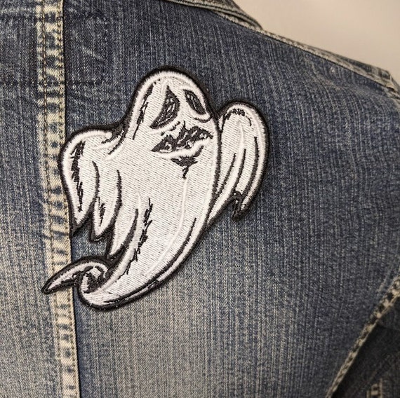 Funny Ghost Patches Iron On/Sew On, Cute Cartoon Demon Embroidered Patches  Applique for Clothes, Jackets, Vest, Backpacks, Hats, Jeans, DIY