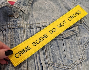 Warning Sign Patch Custom Made - Etsy