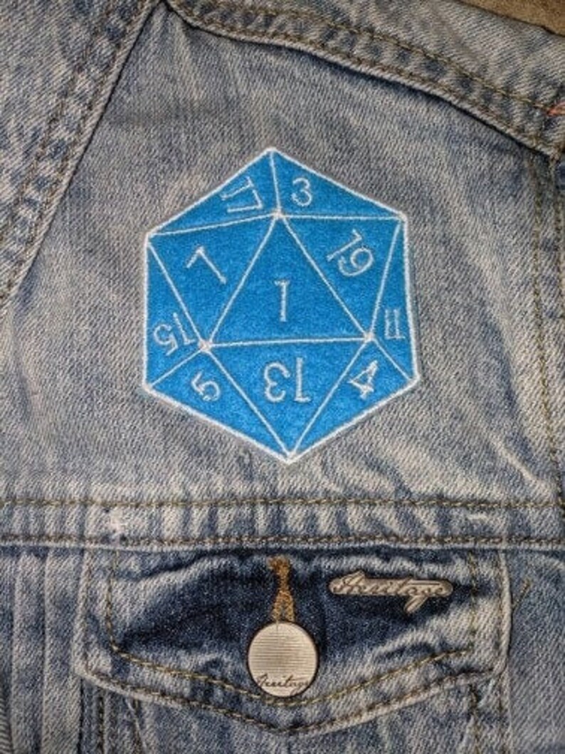 Fail Dice Iron On Patch