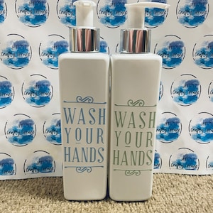 Square pump bottles