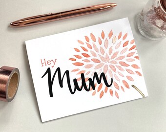 Chrysanthemum Mother's Day Card | Mother's Day Card | Funny Mother's Day Card | Mum Card