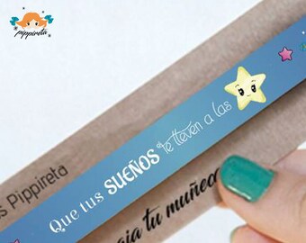 Pulsera de tela - Que tus sueños te lleven a las estrellas