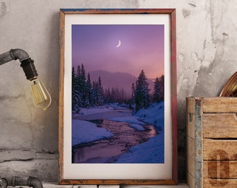 Glacier National Park / National Park Print / Montana Photography / Wanderlust Gift / National Park / Montana
