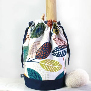 Strickprojekttasche, Stricktasche, große Garntasche, Strickzubehör