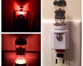 12AX7 Style Vacuum Tube LED Night Light (7 Colors) Ham Radio TV Guitar Amp Steampunk