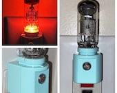 12AX7 Style Amber Vintage Vacuum Tube 120 VAC Plug-In LED Night Light 60s Retro