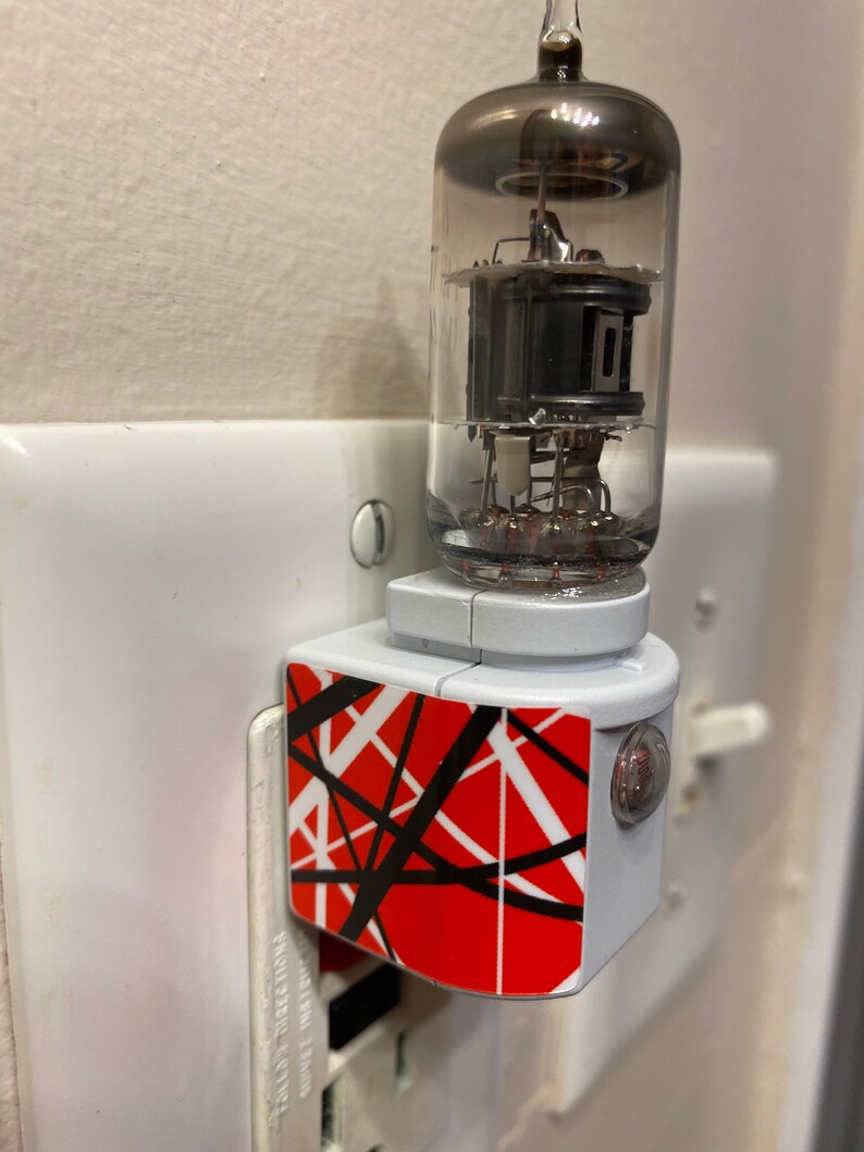 12AX7 RWB Vintage Vacuum Tube Red LED Night Light with Valve Etsy.de