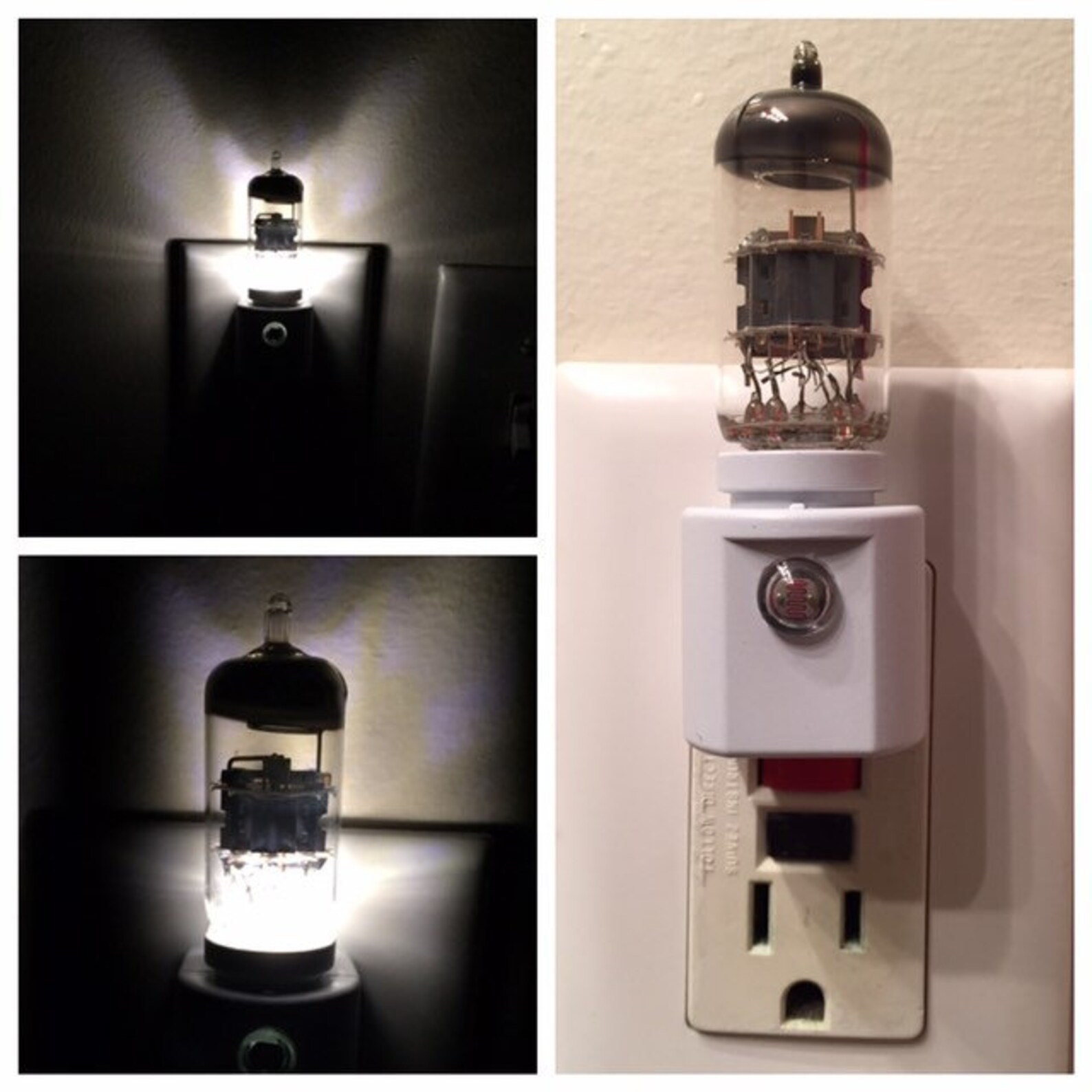 12AX7 Style Vacuum Tube LED Night Light 7 Colors Ham Radio Etsy