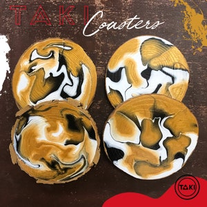 TAKI - COASTERS (gold finger)
