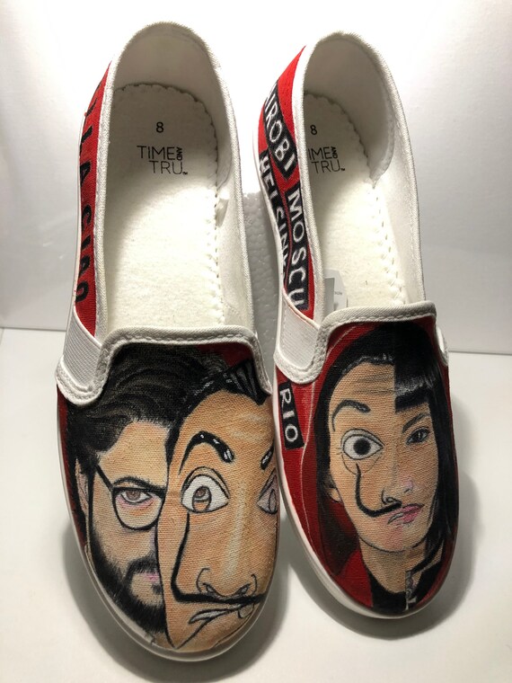money heist vans shoes