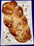 Greek Tsoureki Bread Loaf