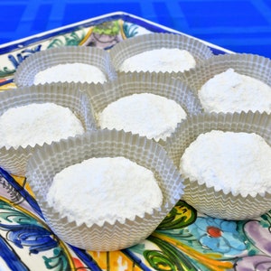 Kourambiedes Hand Made Traditional Greek Holiday and Wedding Cookies
