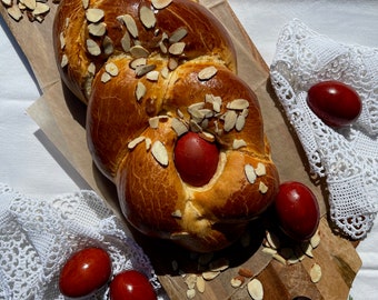 Greek Easter Tsoureki Bread