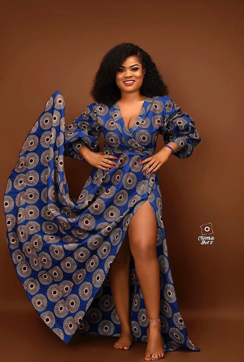 african wrap dress Titi infinity with headwrap / African print dress for women / African dress / women's clothing our maxi dresses are the perfect choice African Print Dress, Ankara Dress,
