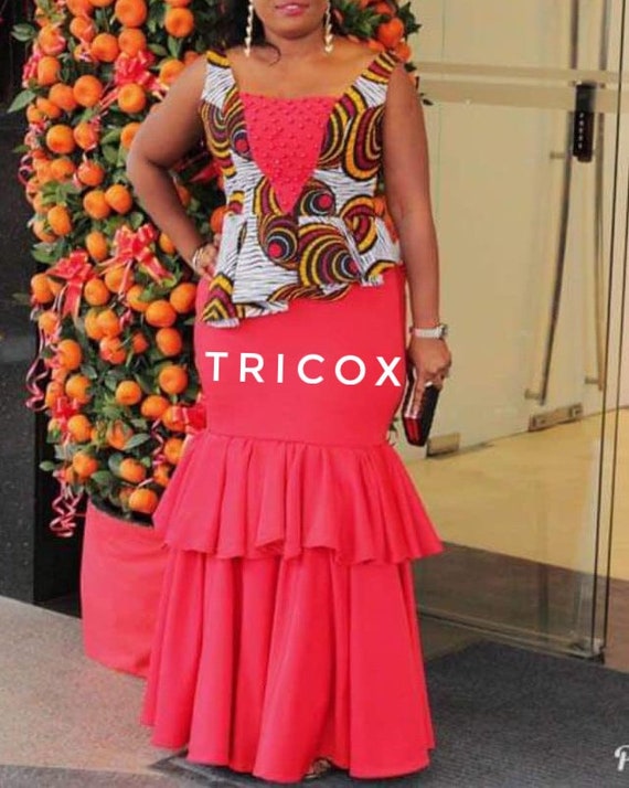 flared african attire dresses