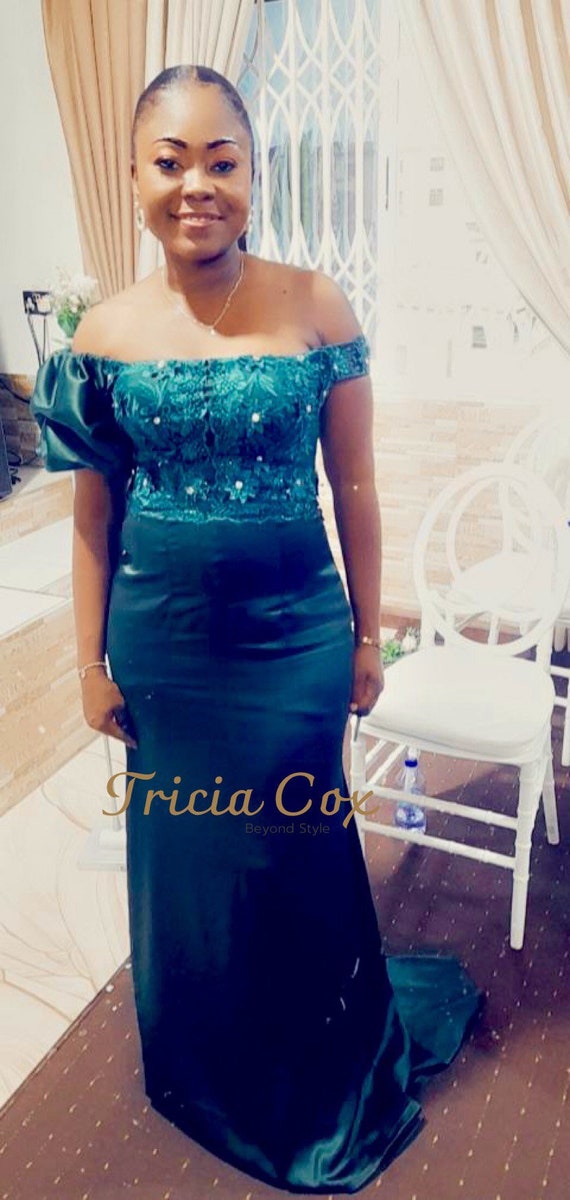 Lace african wedding dresses cheap
