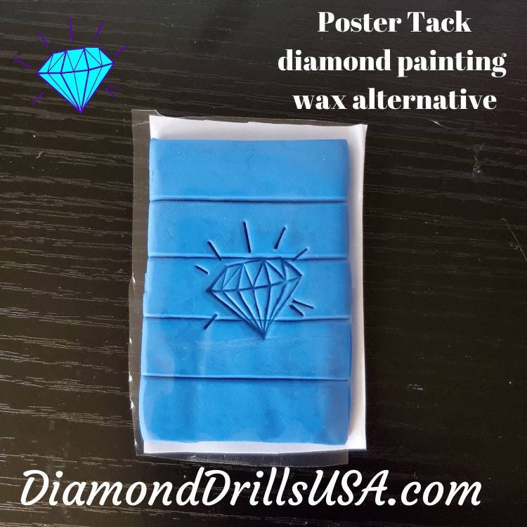 Blue Poster Tack for Diamond Painting Pens Pink Wax Alternative Mounting  Putty 