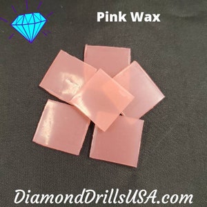 Pink/red Wax Clay for Diamond Painting Mud Small Square 2cm Putty Pen Tack  