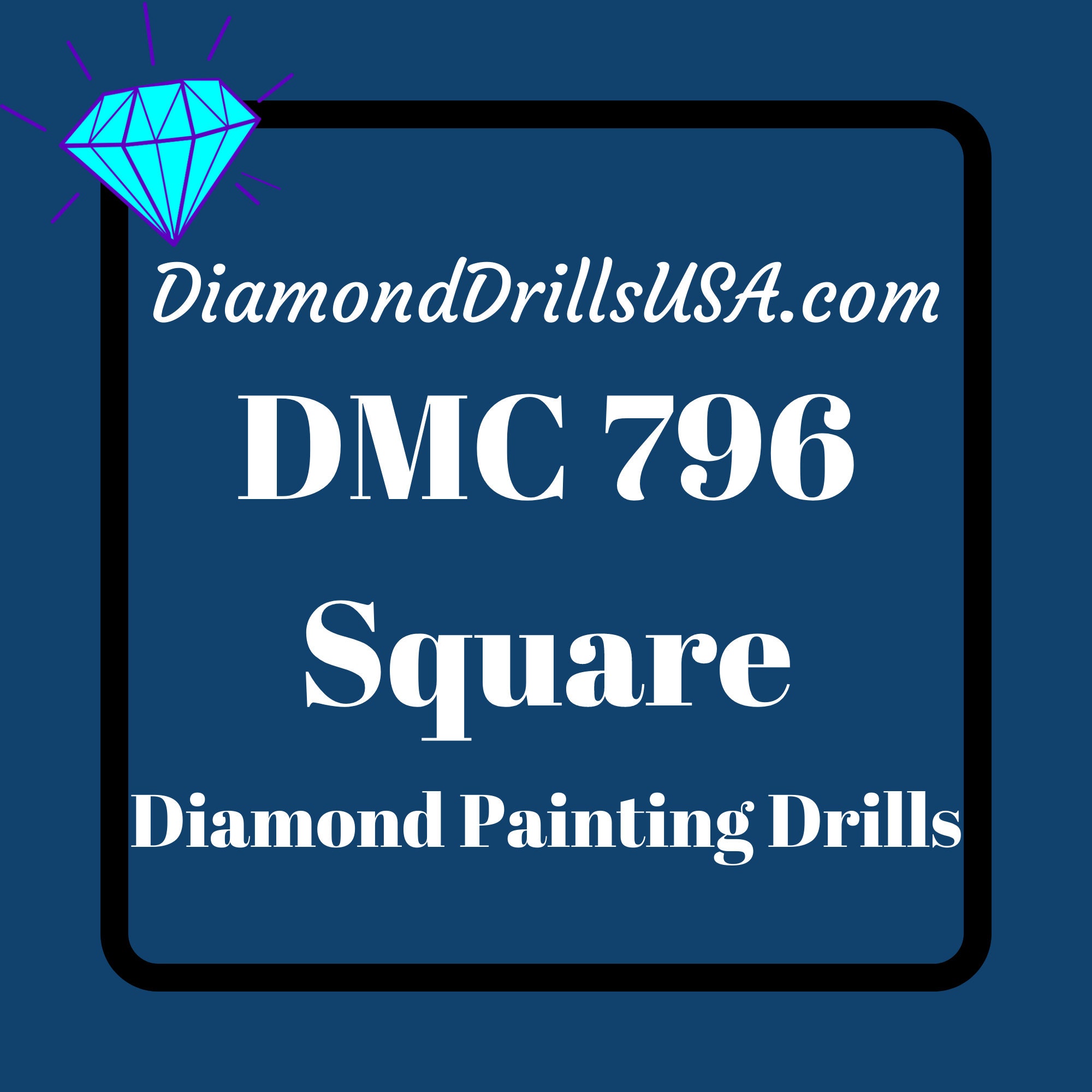 DMC 676 SQUARE 5D Diamond Painting Drills Beads DMC 676 Light Old Gold  Yellow