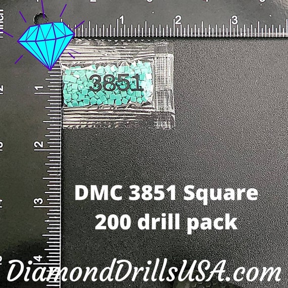 DiamondDrillsUSA - DMC 3865 SQUARE 5D Diamond Painting Drills Beads DMC  3865 Winter White