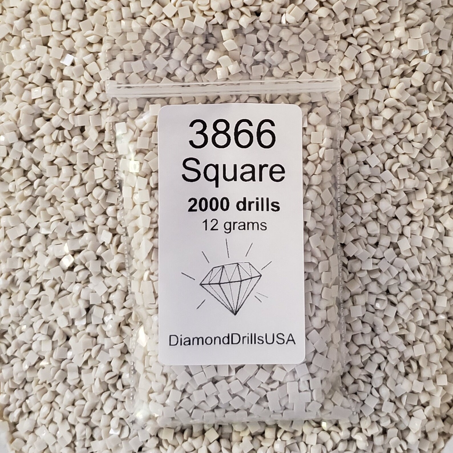 DMC 3866 SQUARE 5D Diamond Painting Drills Beads DMC 3866 | Etsy