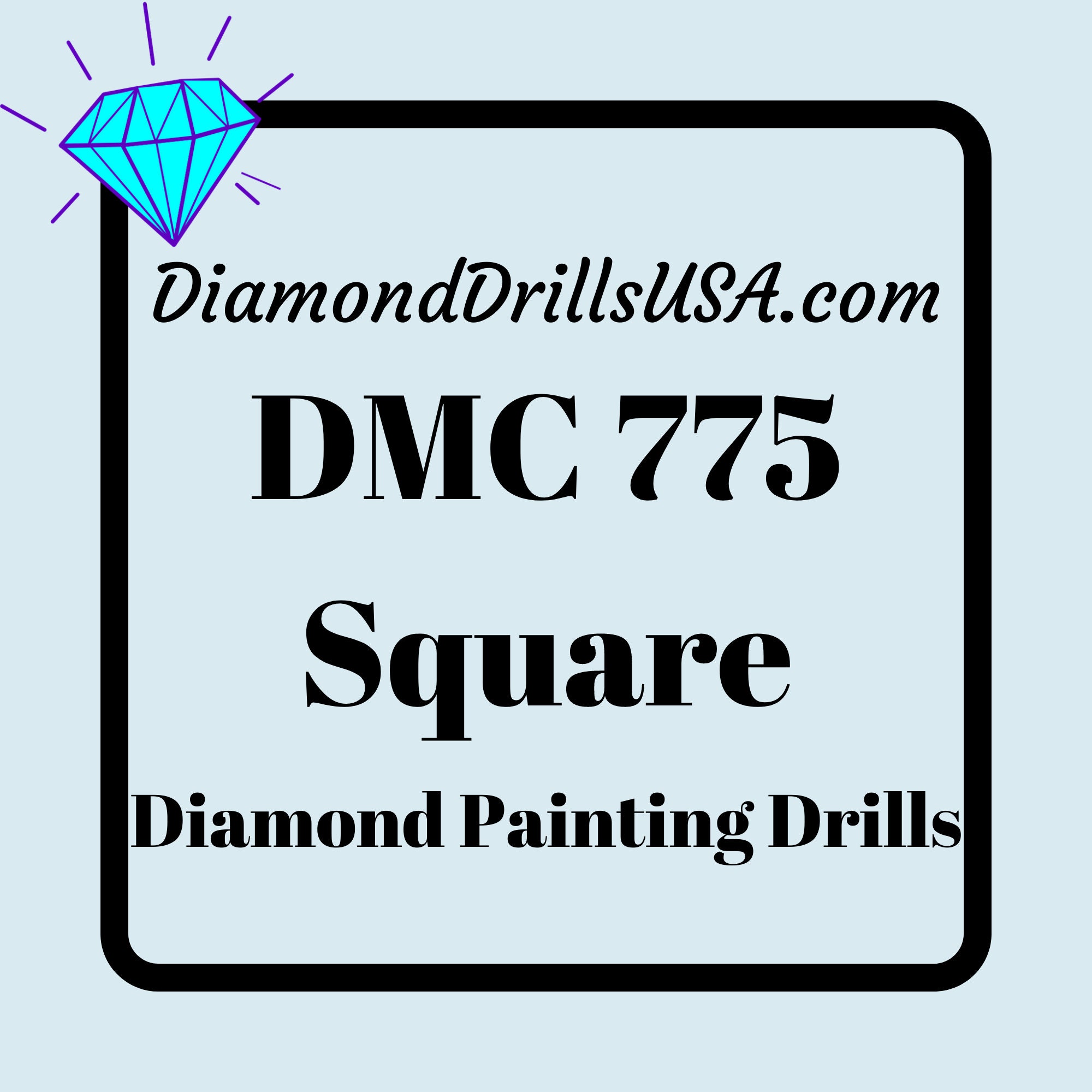 170 Pcs Replacement Resin Diamond Drills Diamond Painting Kits Square Drill  Round Drill DMC 745 746 747 754 758 760 761 762 772 775 776 777 